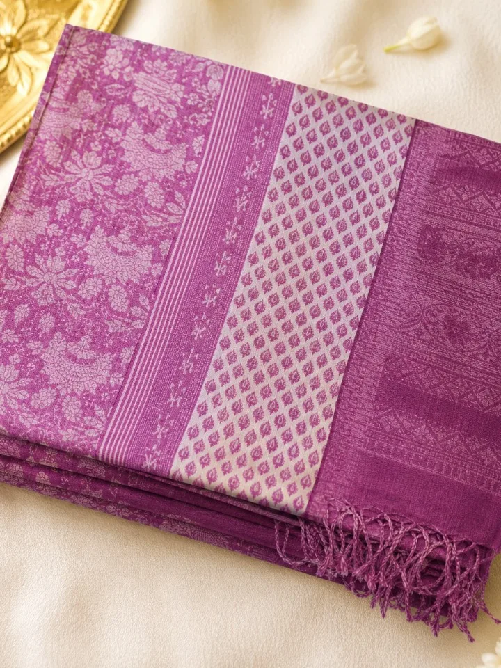 Jaipuri Block Print Maheshwari Silk Suit Set